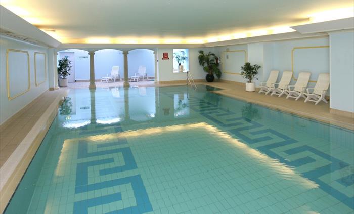 The Imperial's indoor swimming pool